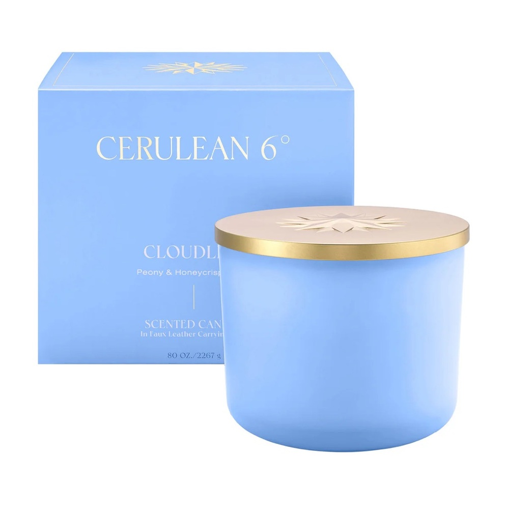 Cerulean 6 Cloudless Scented Candle / New in Box